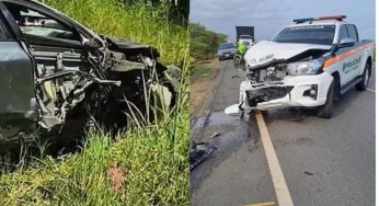 Después de participar en el accidente en La Guajira, el camión de la policía sufrió un fuerte shock: están 4 muertos