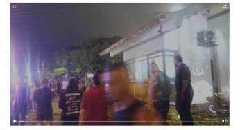 Una explosión en la policía Cai en el este de todo, la noche del 25 de abril