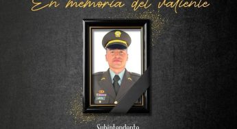Subintendente de policía Remedios, Antioquia, que fue víctima de un disparo en la cabeza el lunes
