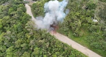 Otros ataques de explosivos en el valle y sobre el caucho que podrían terminar en una tragedia: de esta manera estaban frustrados
