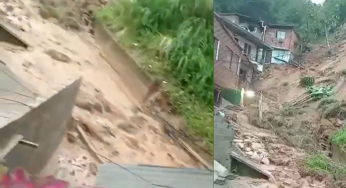Películas y fotos de deslizamiento gigantesco en Sabaneta, Antioquia, en las que faltan al menos 5 muertos y 2
