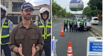 El motociclista ha viajado al secretario de la movilidad de Cali como parte de la inspección, el empleado está hospitalizado.