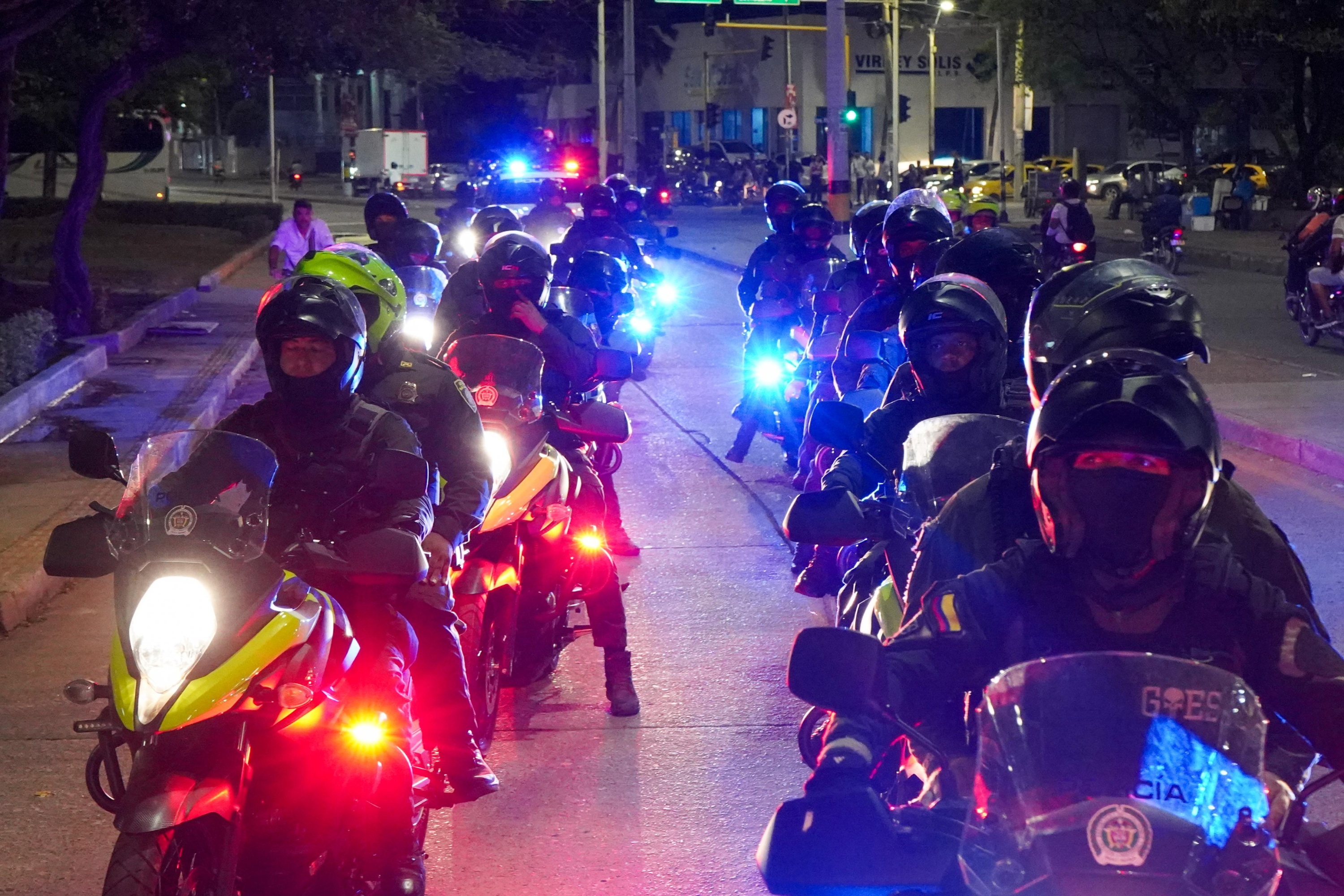 Actuación policial en Cartagena