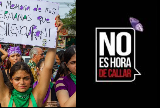 Movilización contra la violencia contra las mujeres.