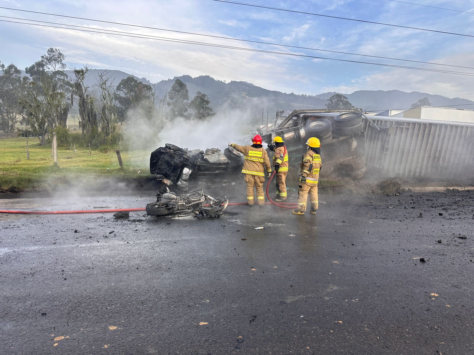 Testimonio de un superviviente de un accidente en un peaje de Casablanca.